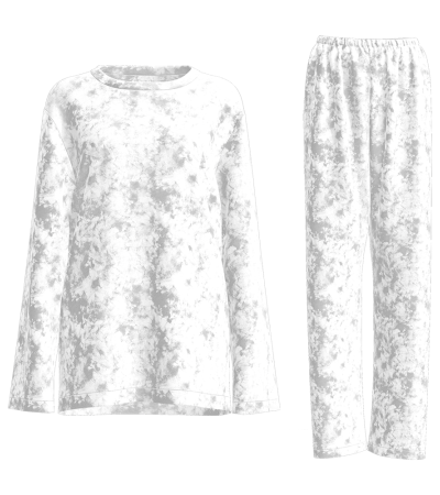 女士套装JM0004 - Double sided flannel -280g/XS