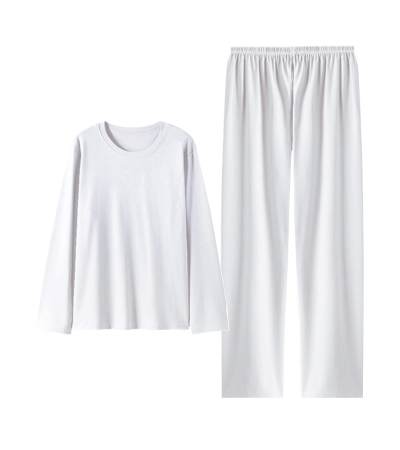 长款女士家居服（DP0002） - Imitation cotton -180g/2XS
