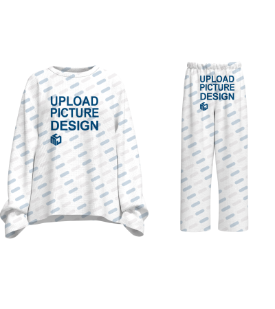 Women's round-neck long-sleeved pants without leg openings, cuffs, or pockets - HJKJ002 - Grinding milk shreds -200g/1XL