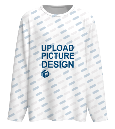 Men's Digital Print Cotton-like Long Sleeve Crew Neck T-shirt - LTM100136X - Imitation cotton -180g/S