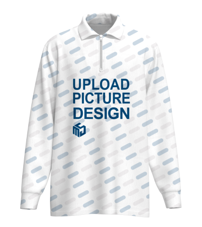 Men's large-size long-sleeved POLO shirt - WR015X - Imitation cotton -180g/0XL