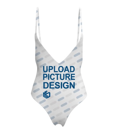 Women's camisole backless swimsuit without chest cushion - WRL005W - Milk shreds -170g/XS