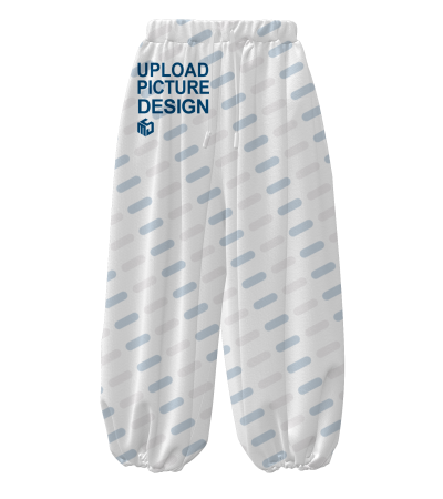 Men's Harem Pants with Pockets, No Ankle Cuffs - LJ031 - Polyester loop -280g/XL