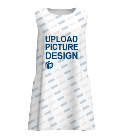 Women's Sleeveless Dress with Pockets - A0263 - Milk shreds -170g/S