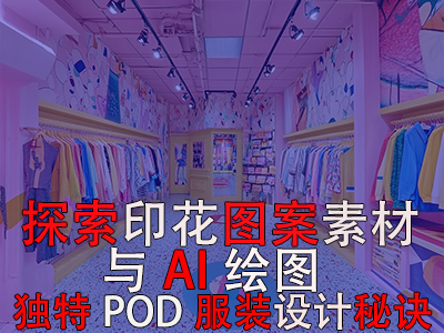 探索印花图案素材与AI绘图：打造独特POD服装设计的秘诀